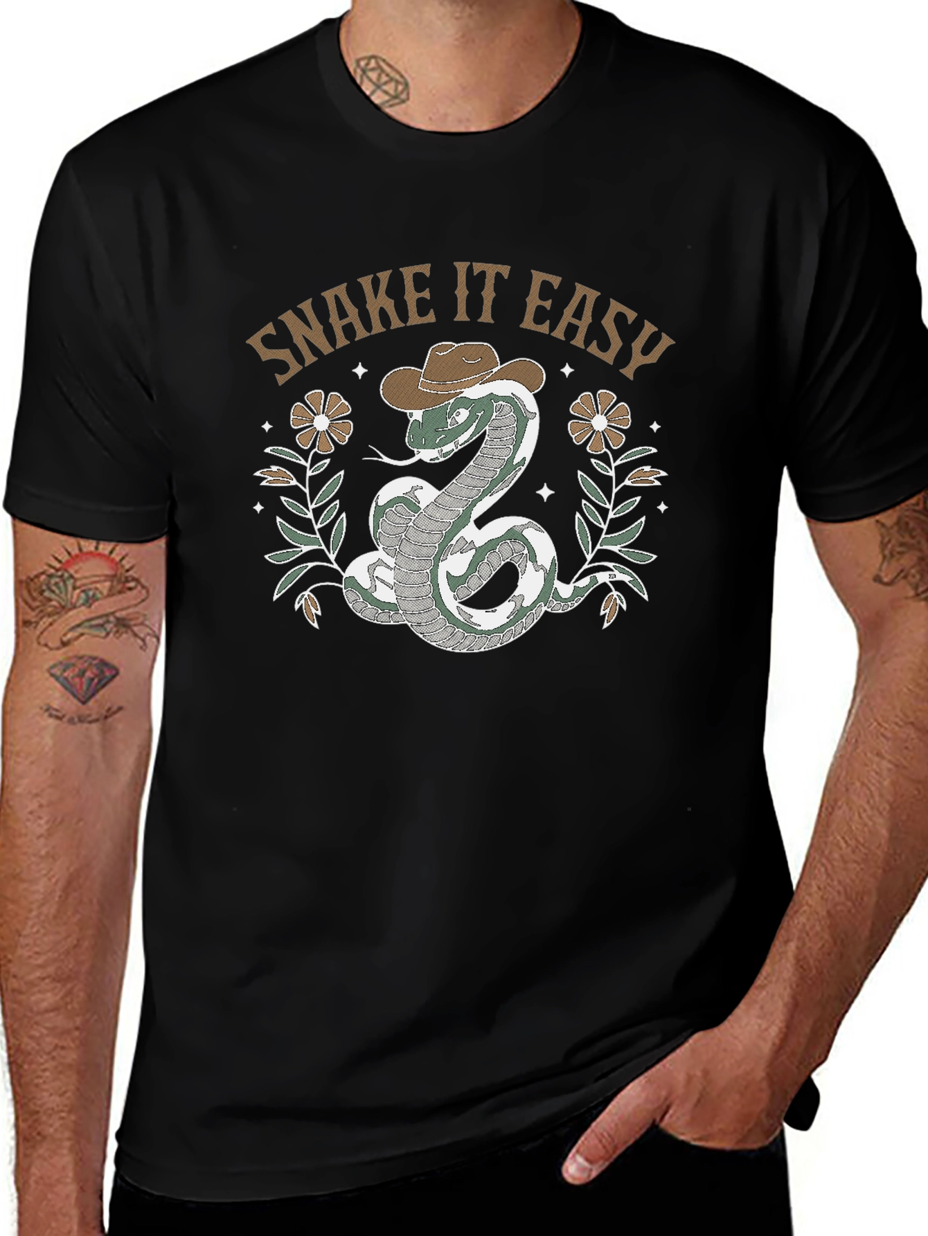 Snake It Easy Graphic T-Shirt