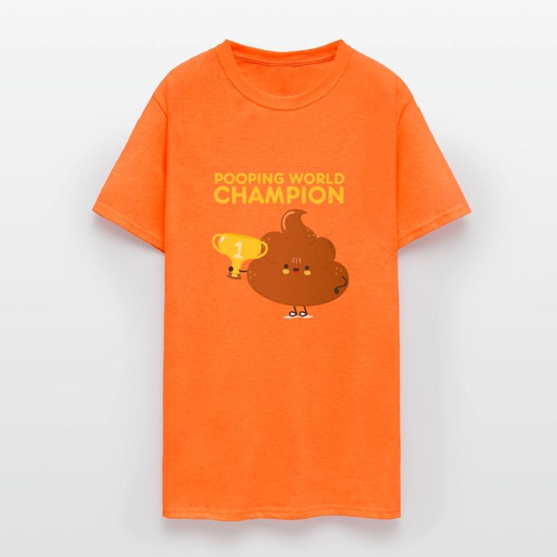 Pooping World Champion Number One Funny Toilet WC
