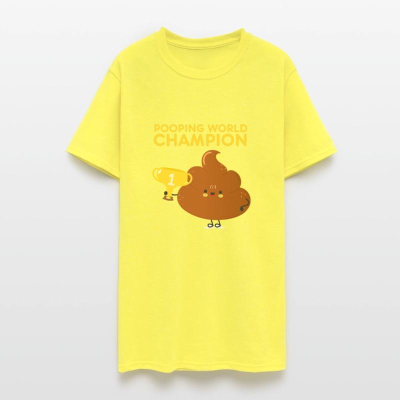 Pooping World Champion Number One Funny Toilet WC
