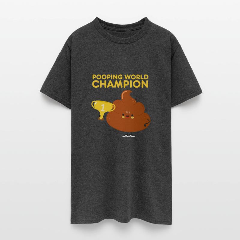 Pooping World Champion Number One Funny Toilet WC