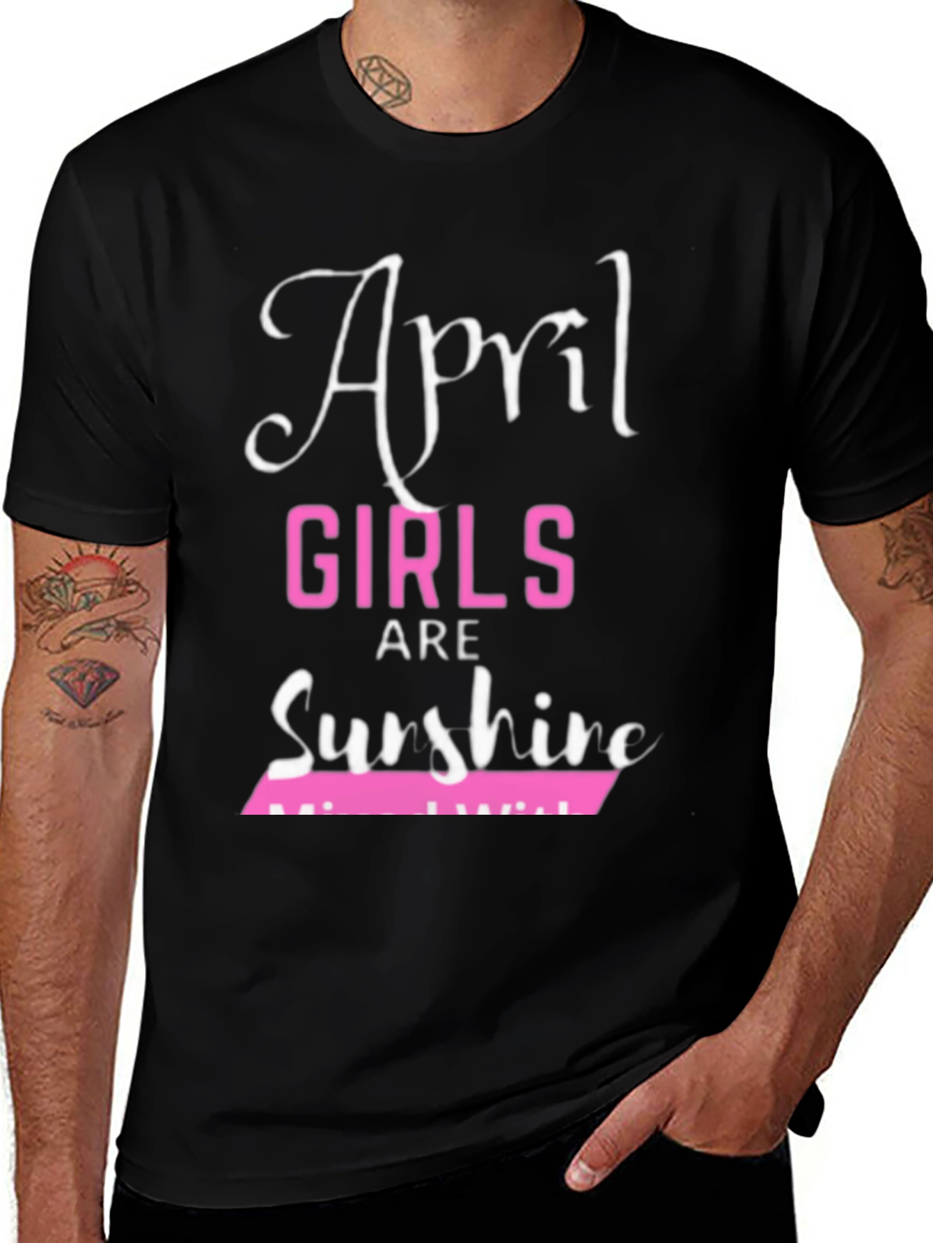 April Girls Sunshine Tee - Birthday Gift