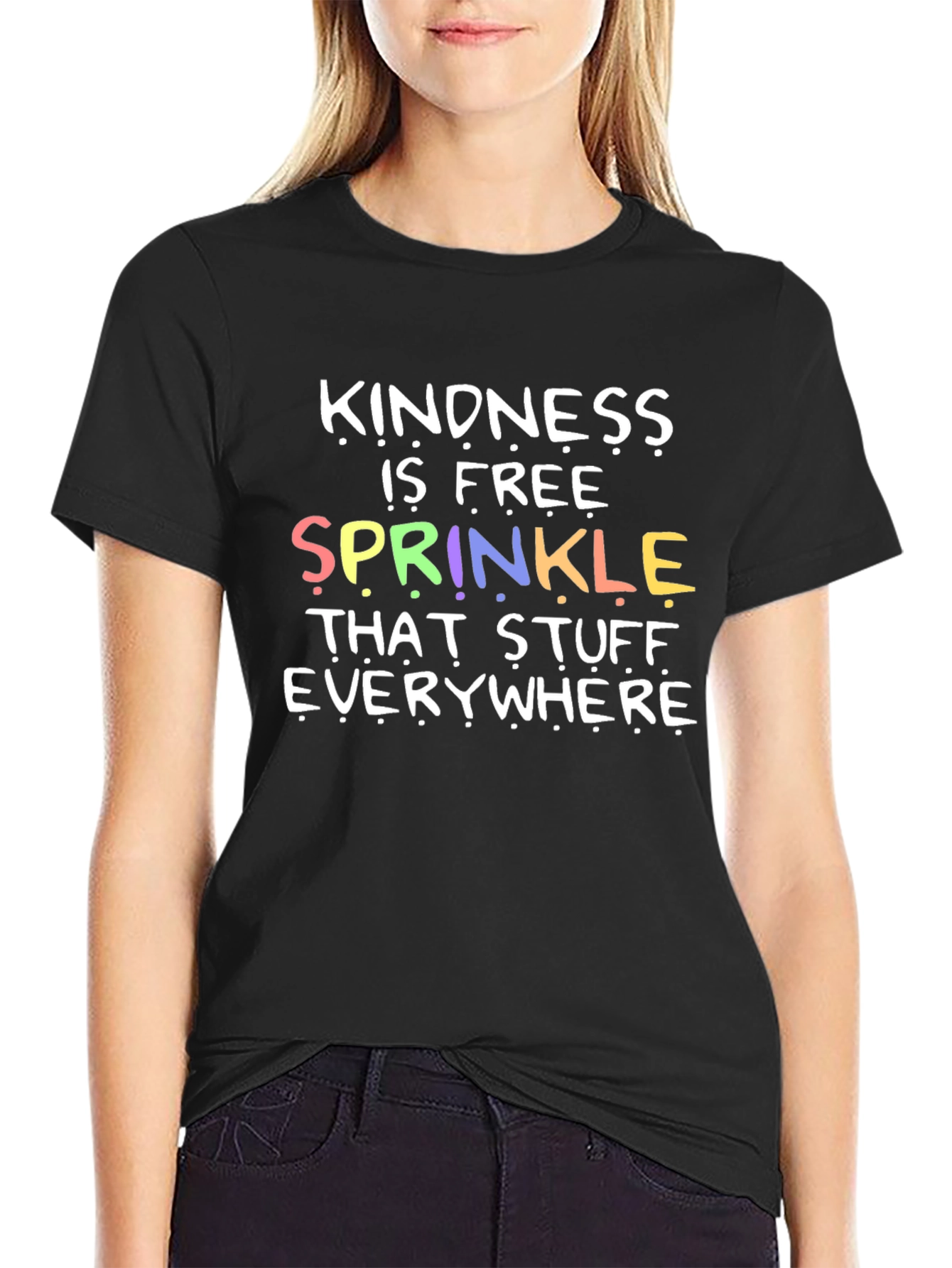 Kindness Sprinkle T-Shirt Black