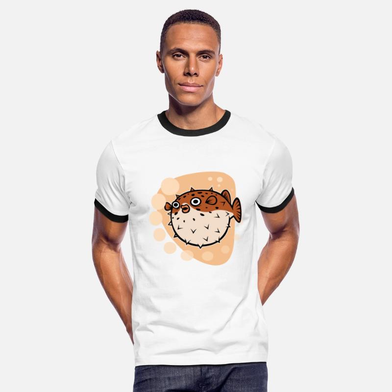Puffering Puffer Fish Sea
