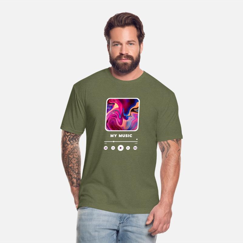 Purple Framed Music Player Themed style