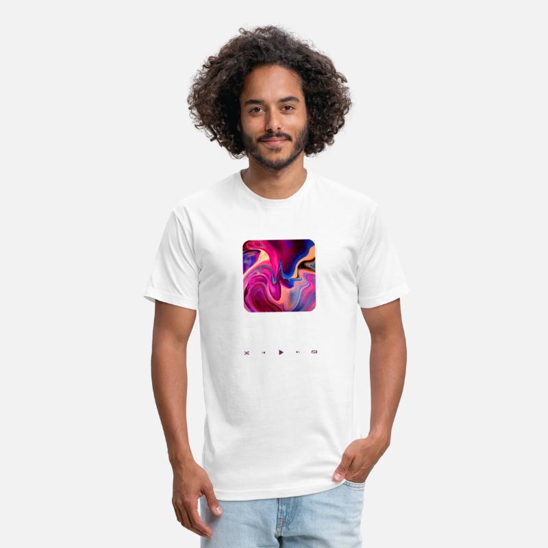 Purple Framed Music Player Themed style