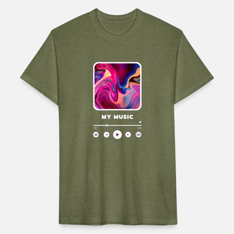 Purple Framed Music Player Themed style