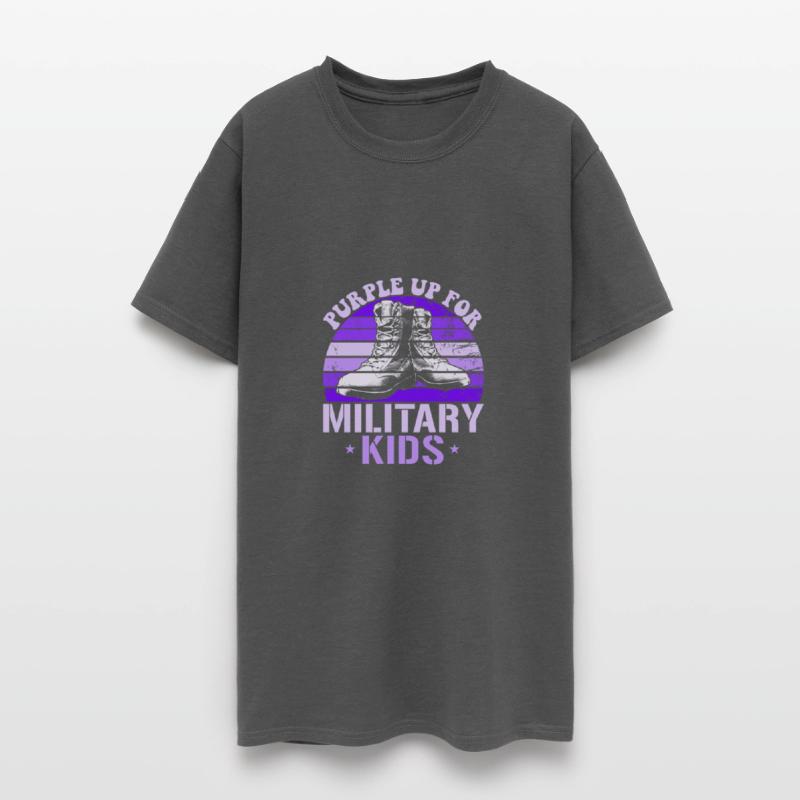 Purple Up For Military Kids Military Bootsmilitary