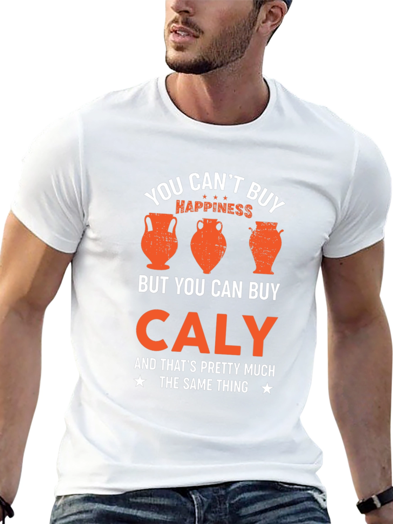 Caly: Happiness T-Shirt - Funny Pottery Lover Tee