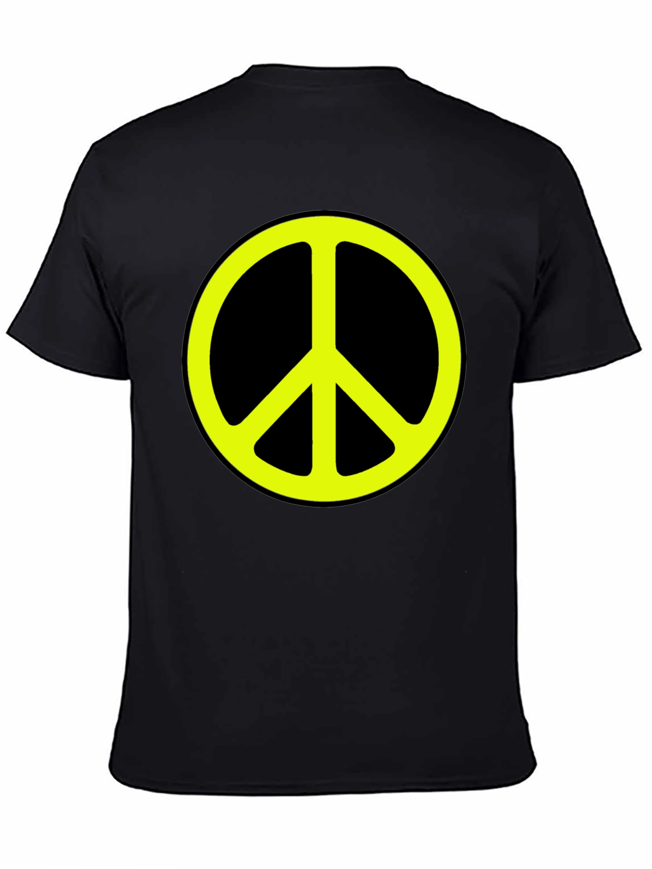 Peace Sign Graphic Tee - Classic Black