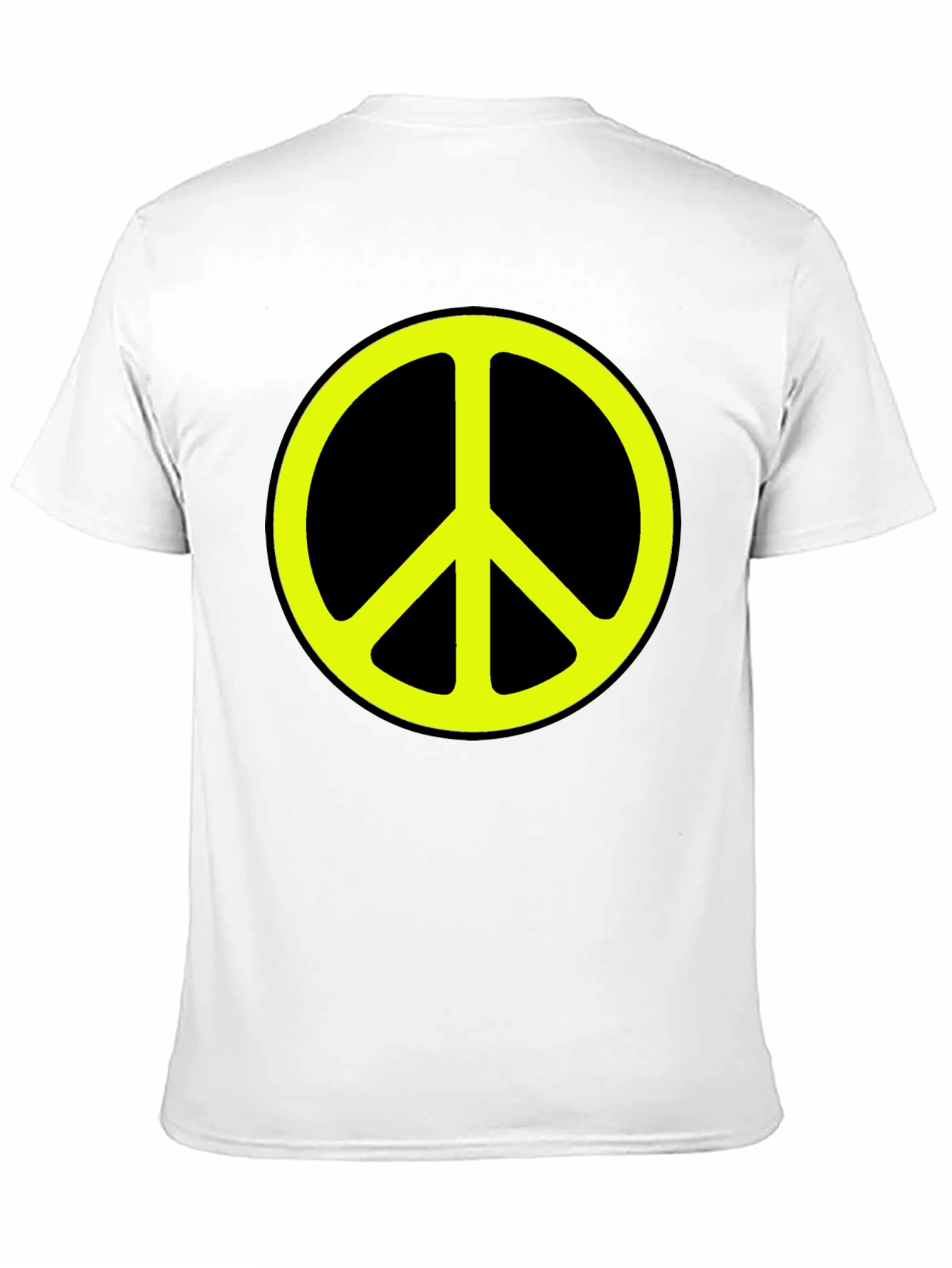Peace Sign Graphic Tee - Classic Black