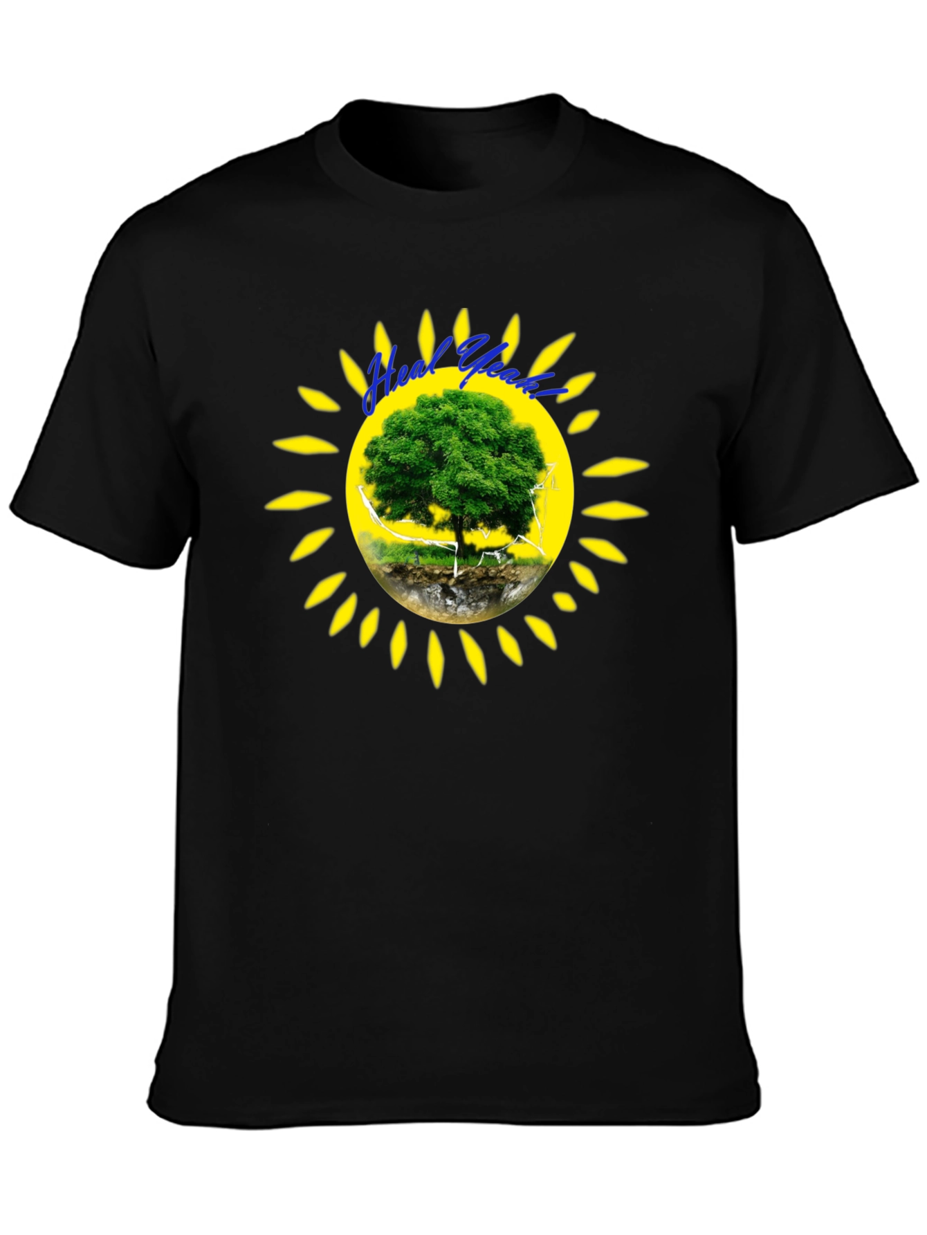 Heal Speak Tree Graphic T-Shirt - Nature Inspired Design