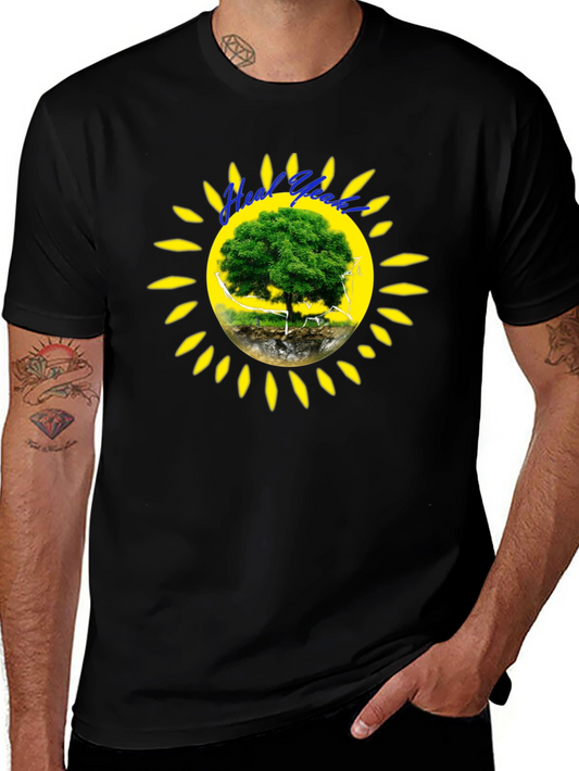 Heal Speak Tree Graphic T-Shirt - Nature Inspired Design