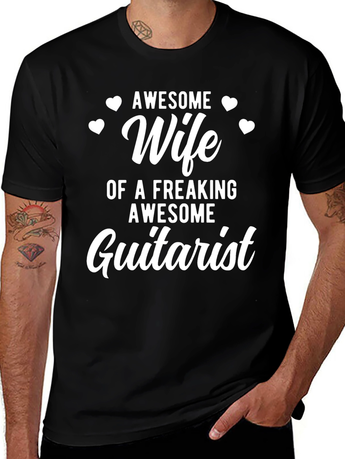 Awesome Wife Guitarist T-Shirt