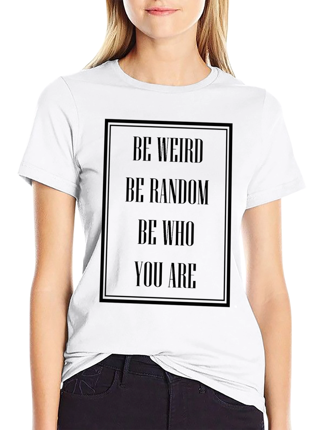Be Weird T-Shirt - Random Unique Comfortable