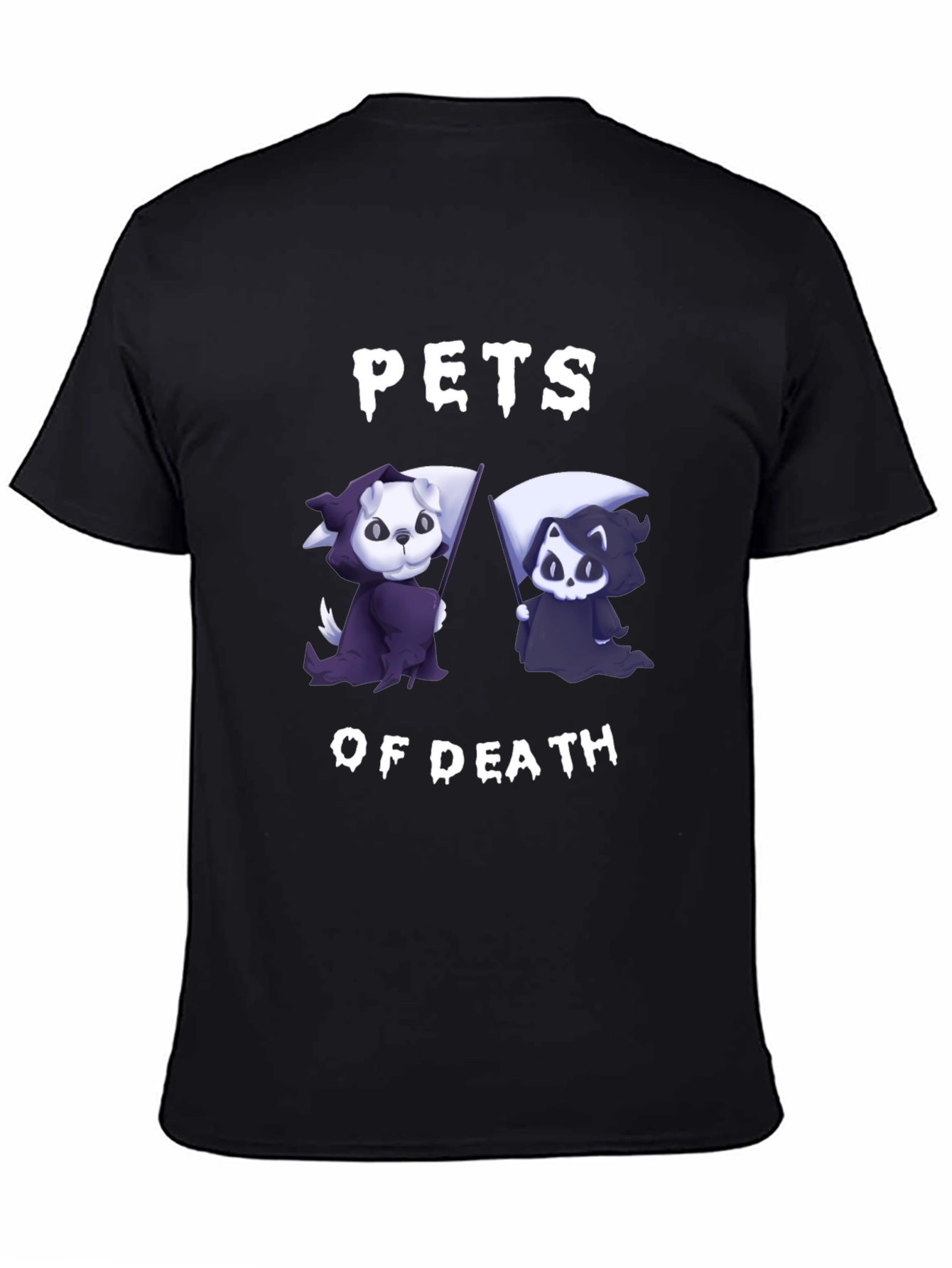 Pets of Death Black Graphic T-Shirt