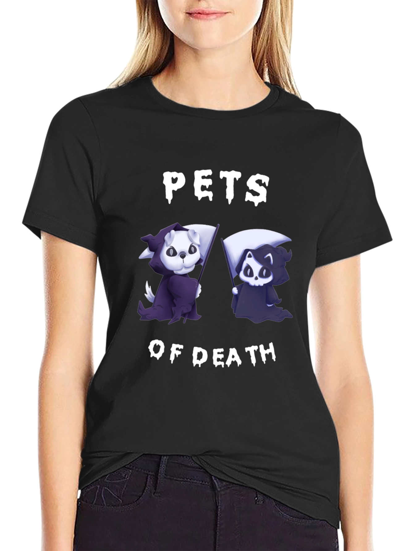 Pets of Death Black Graphic T-Shirt