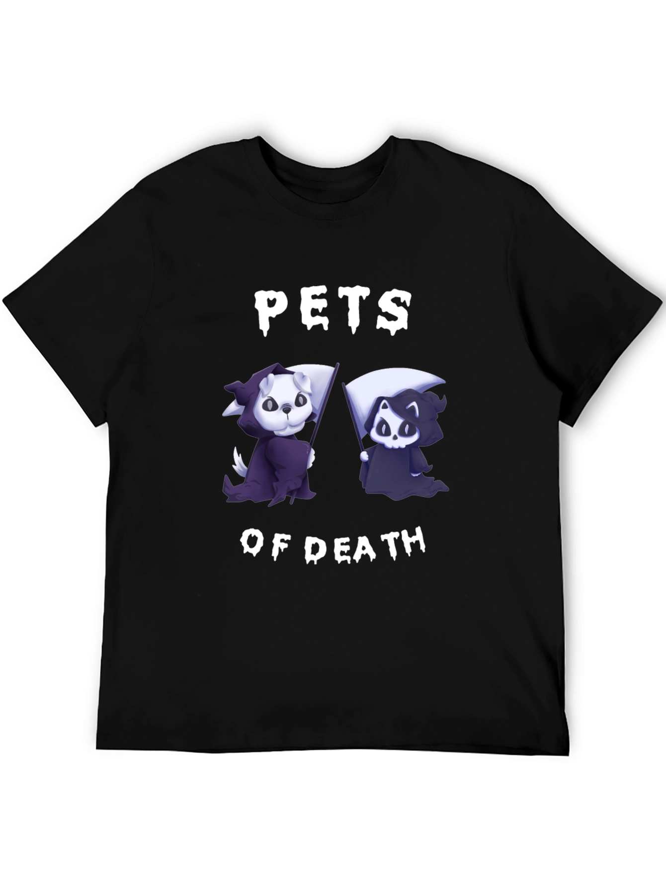 Pets of Death Black Graphic T-Shirt