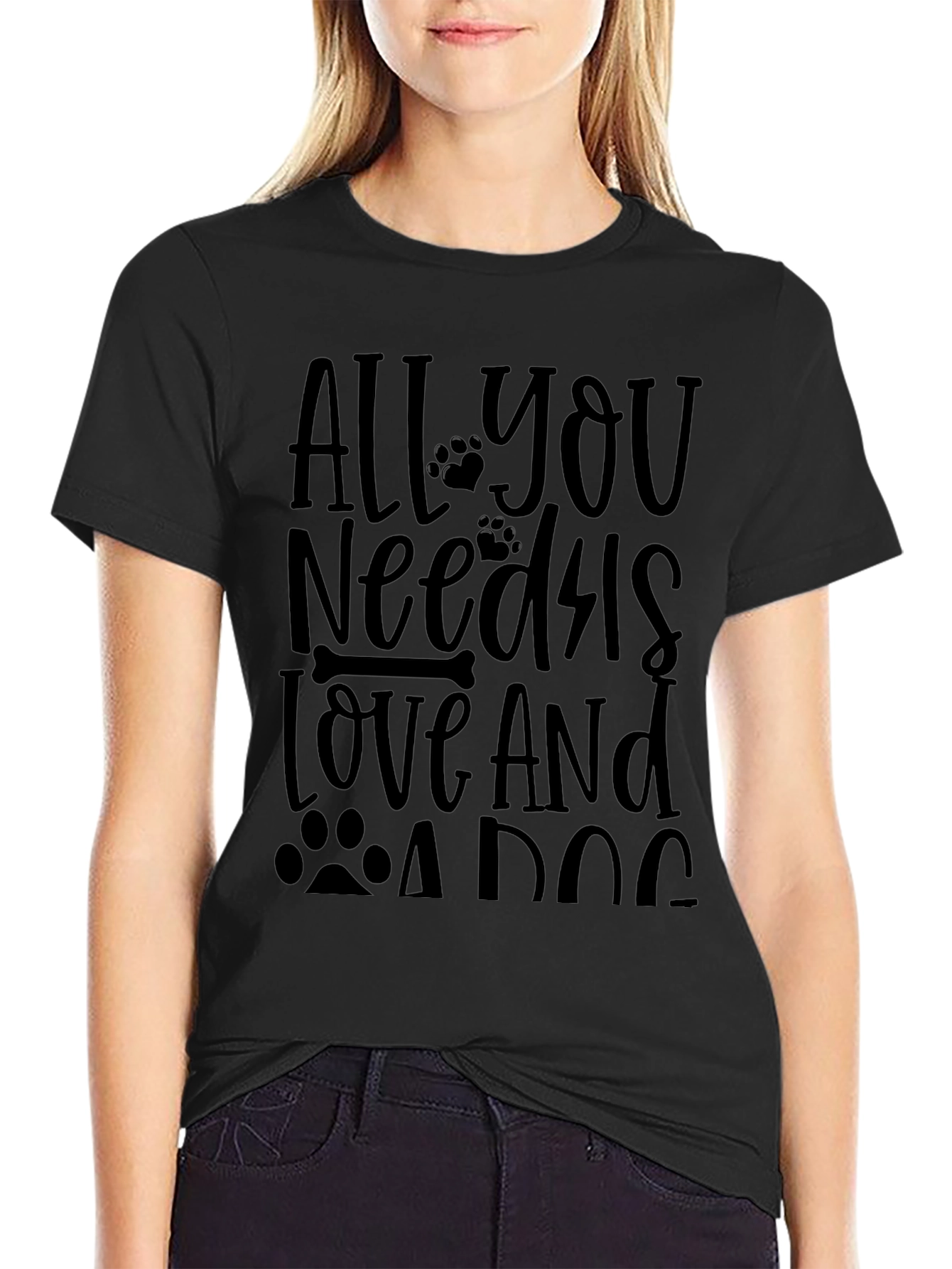 All You Need Is Love and a Dog T-Shirt