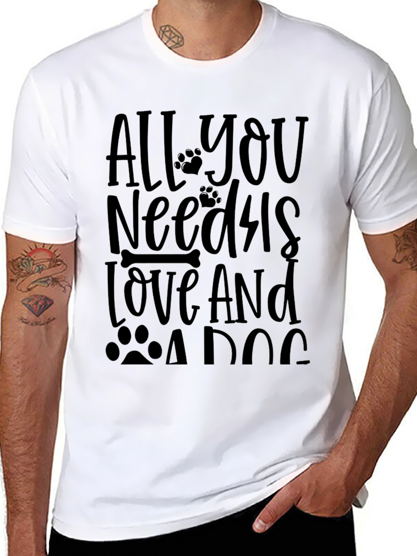 All You Need Is Love and a Dog T-Shirt