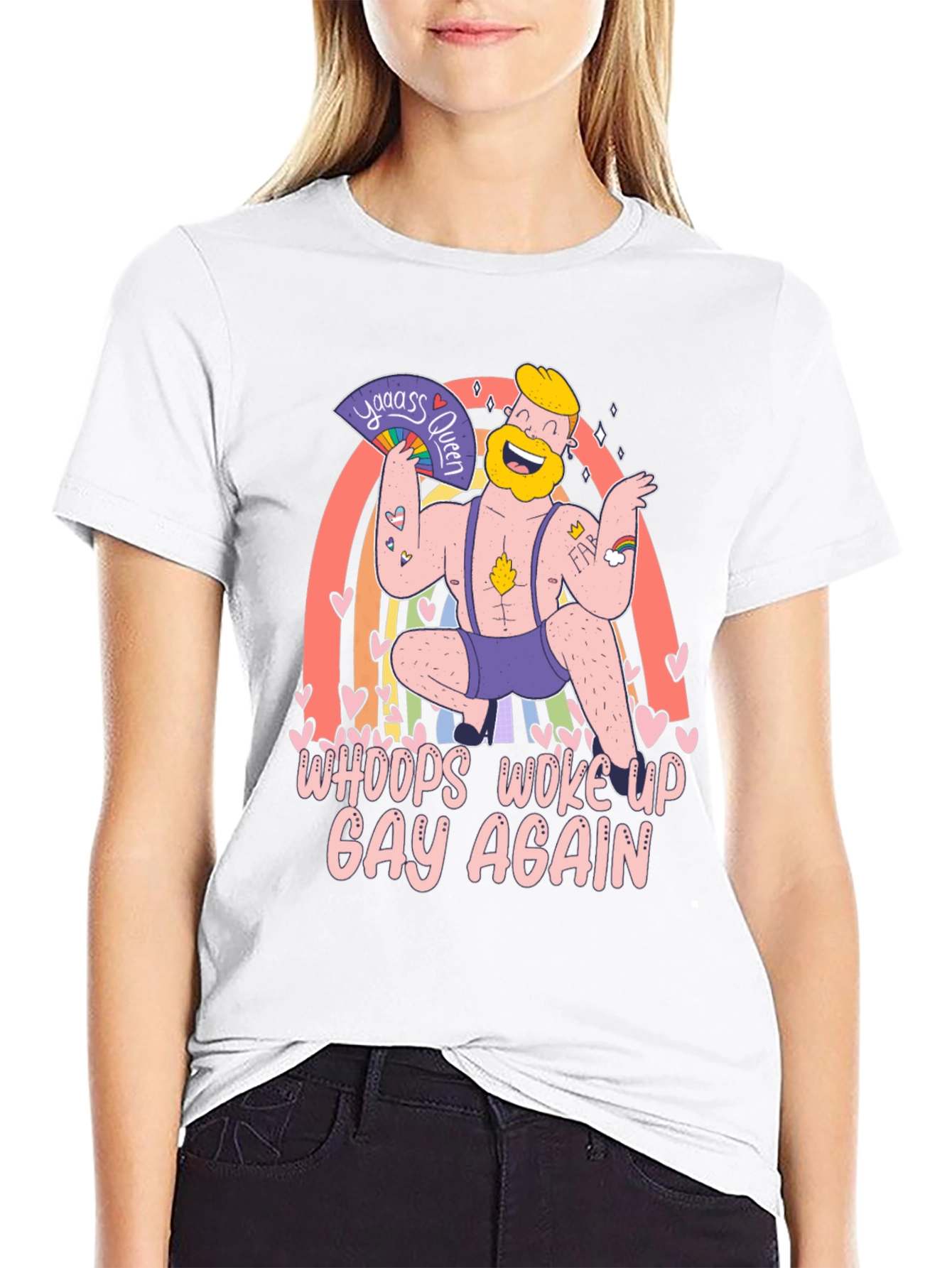 Whoops Woke Up Gay Again T-Shirt