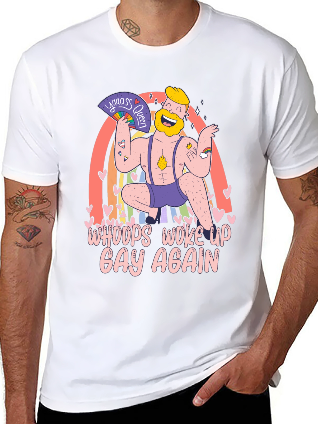 Whoops Woke Up Gay Again T-Shirt