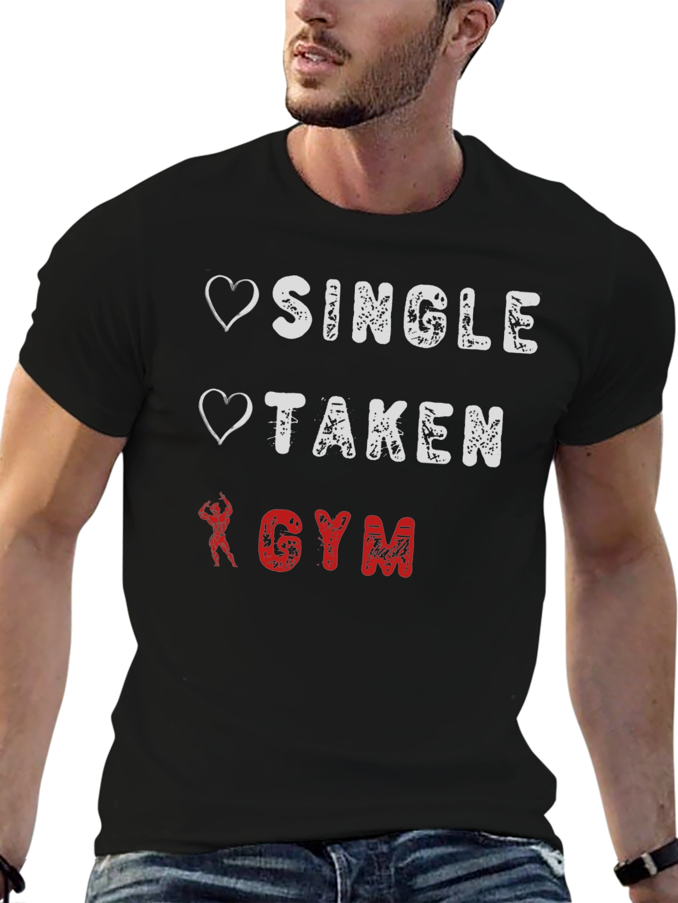 Gym Obsessed Funny Graphic T-Shirt
