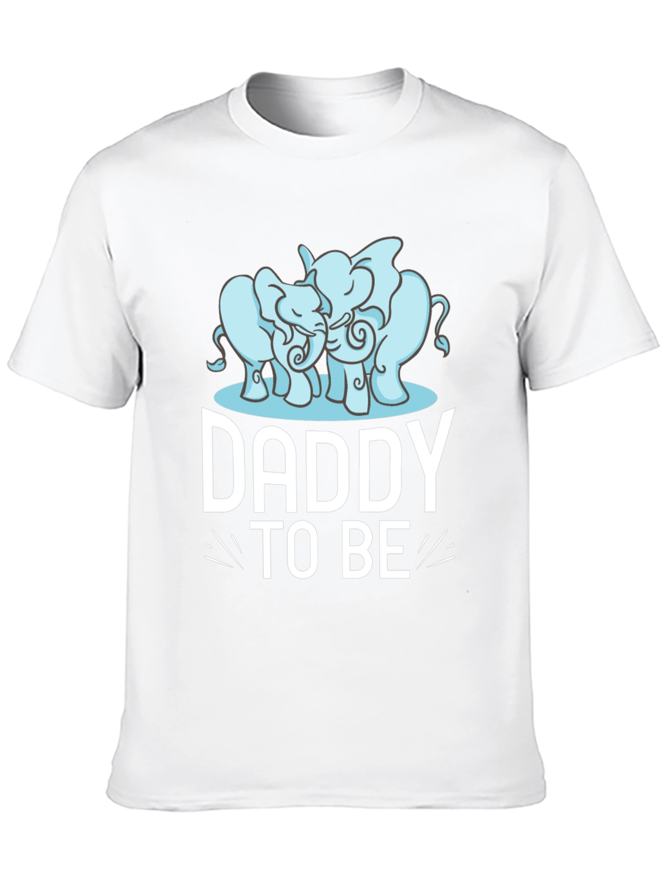 Daddy To Be Elephant Graphic Tee