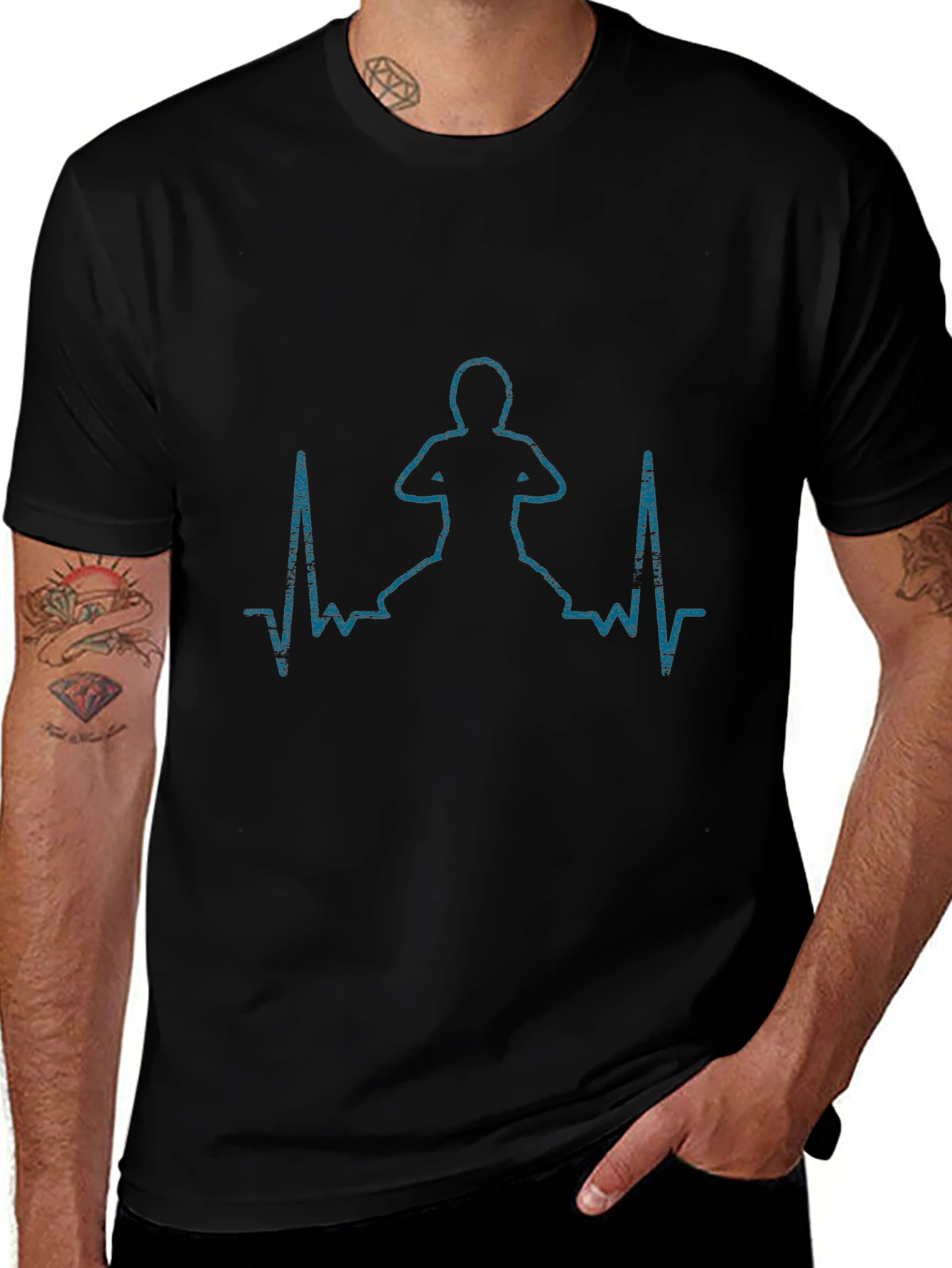 Yoga Heartbeat Tee - Meditate in Style