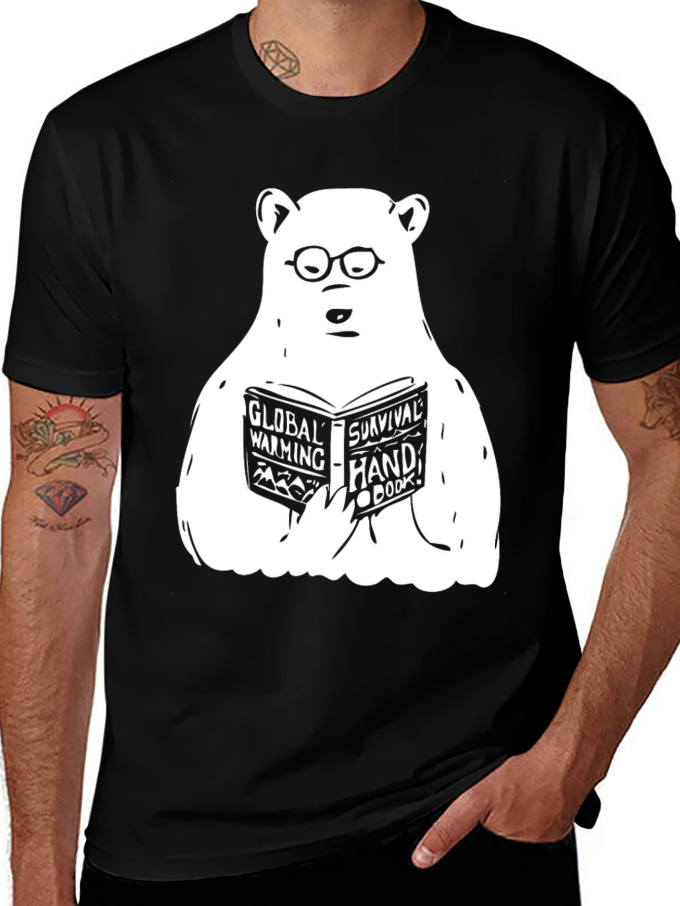 Global Warming Survival Handbook T-Shirt