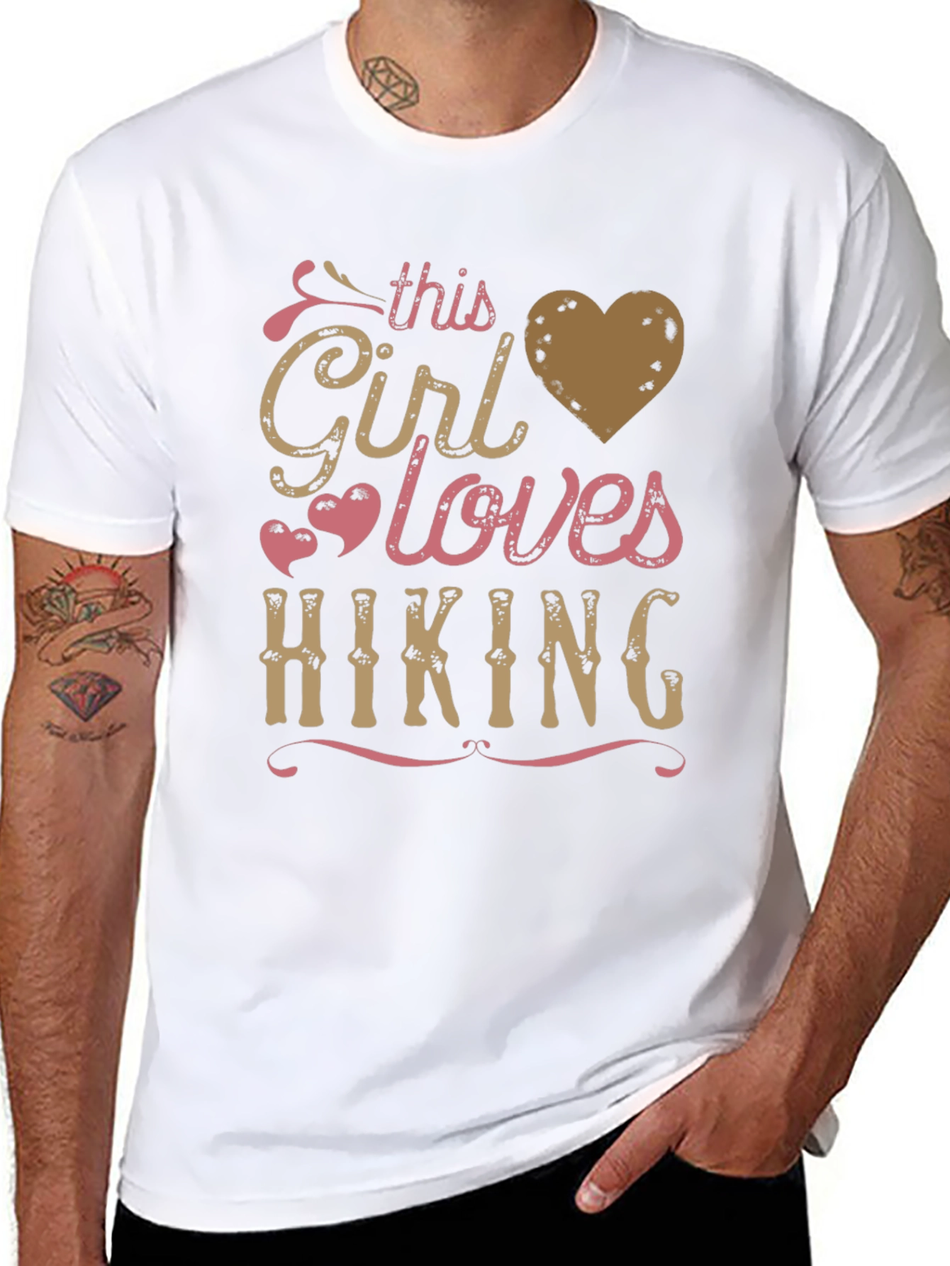 Girl Loves Hiking T-Shirt - Outdoor Adventure