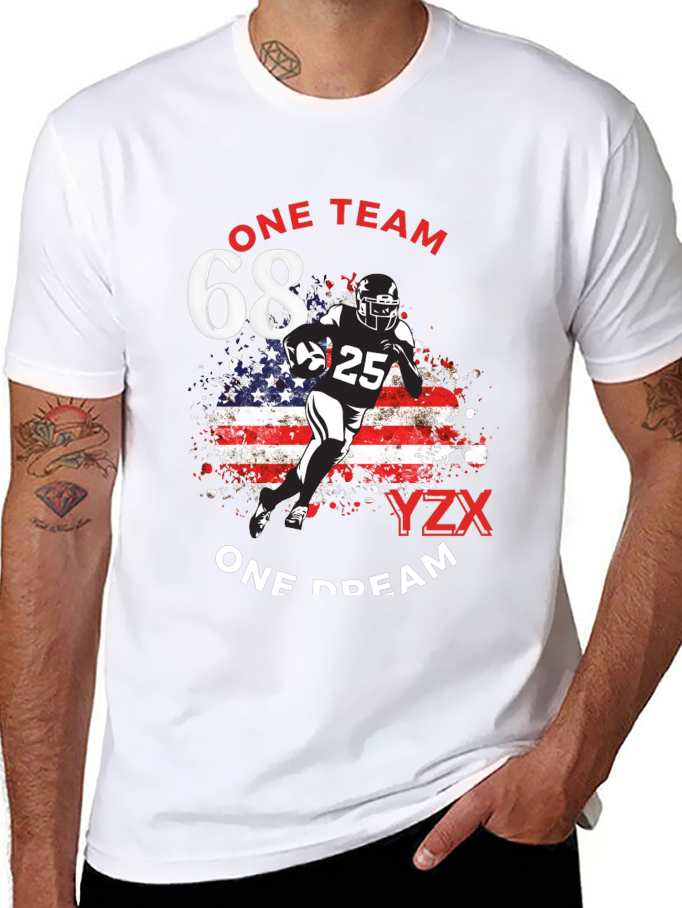 One Team One Dream Football T-Shirt