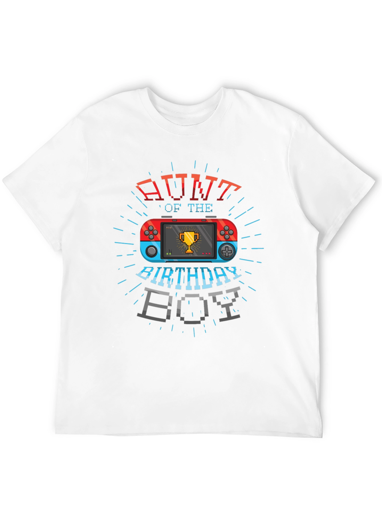 Aunt of the Birthday Boy Gaming T-Shirt