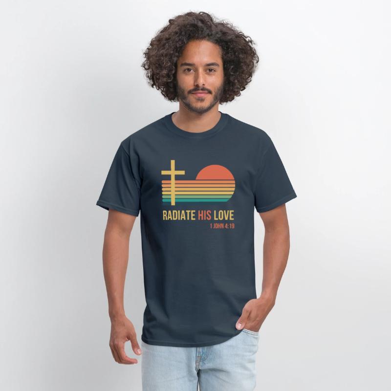 Radiate Jesus Love: 1 John 4:19 Vintage Sunset