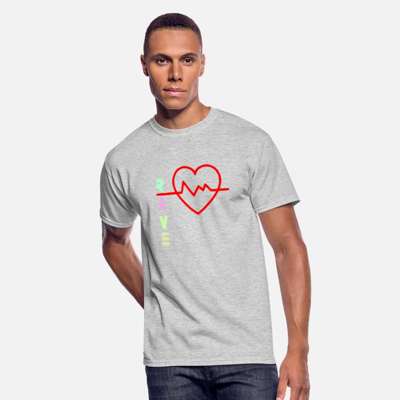 Rave with heart beat logo