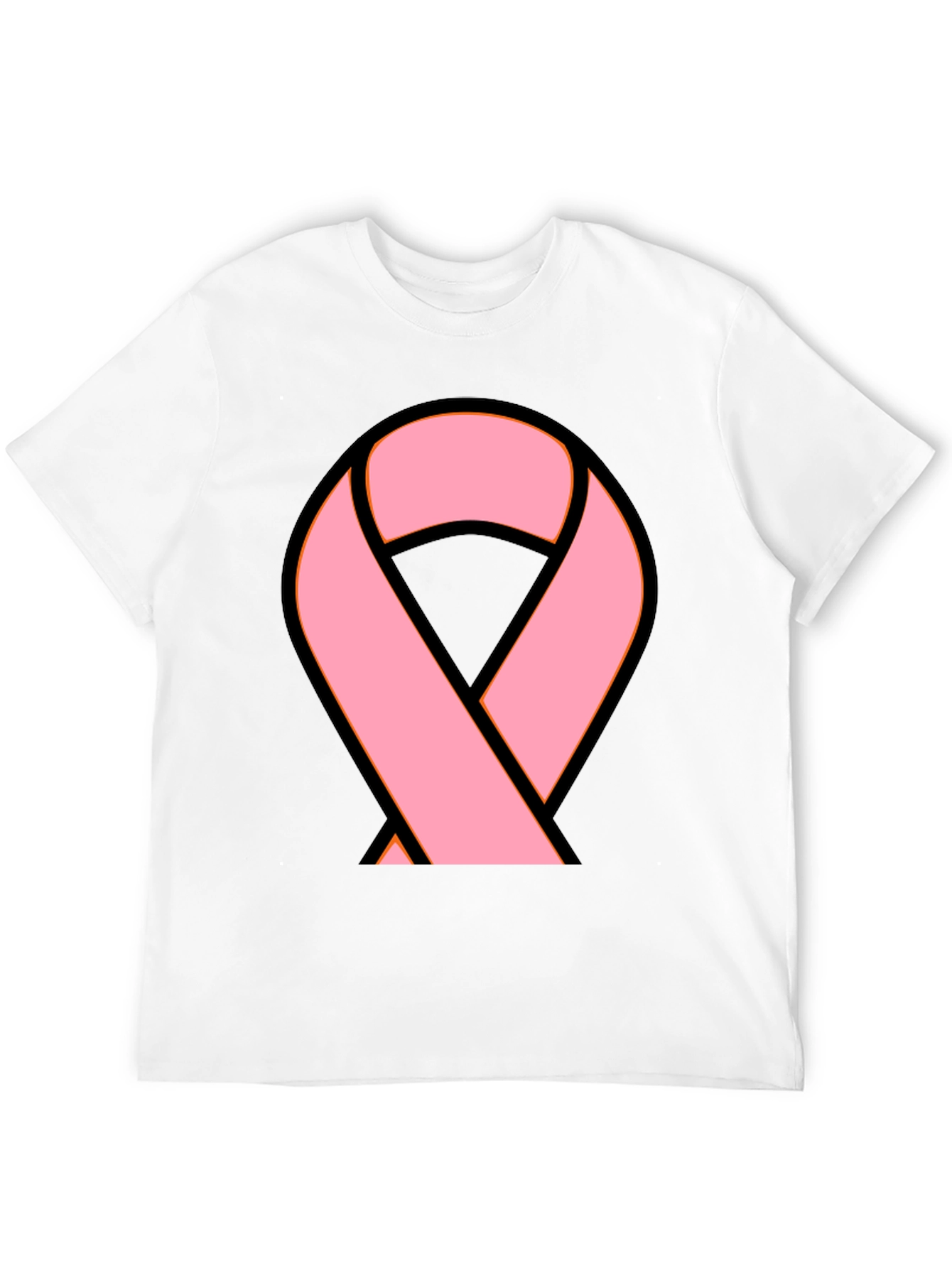 Awareness Ribbon Graphic Tee - Unisex Black T-Shirt