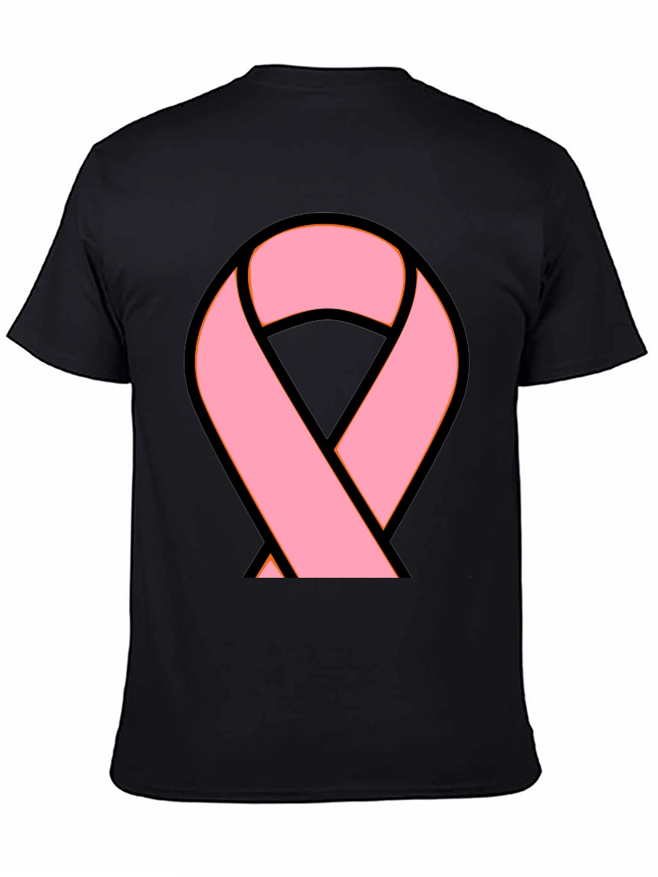 Awareness Ribbon Graphic Tee - Unisex Black T-Shirt