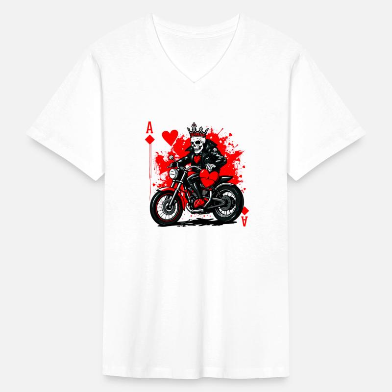 Red Ace Skull Rider Artwork