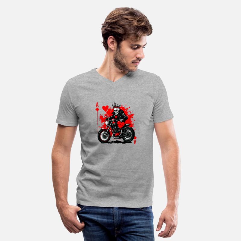 Red Ace Skull Rider Artwork