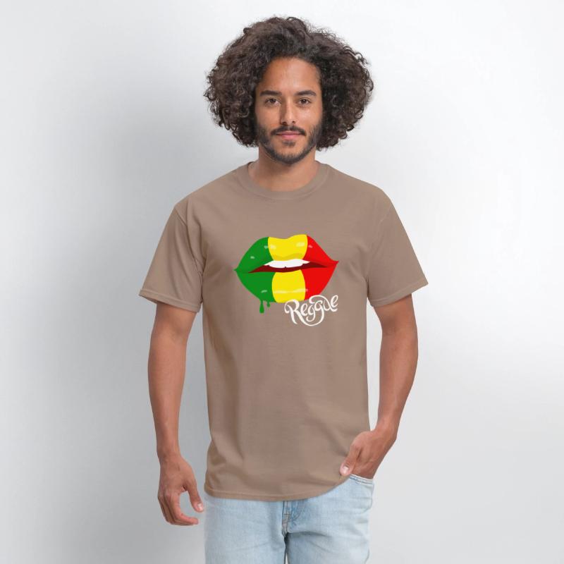 Reggae For Rastafarian Flag Lips Reggae