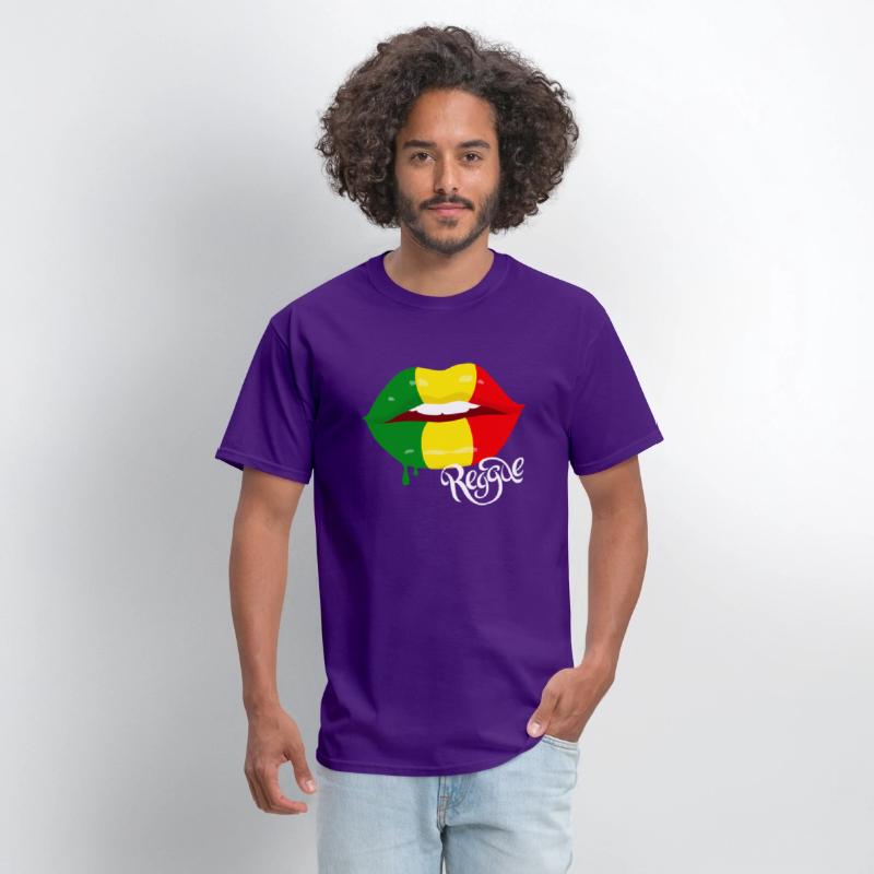 Reggae For Rastafarian Flag Lips Reggae
