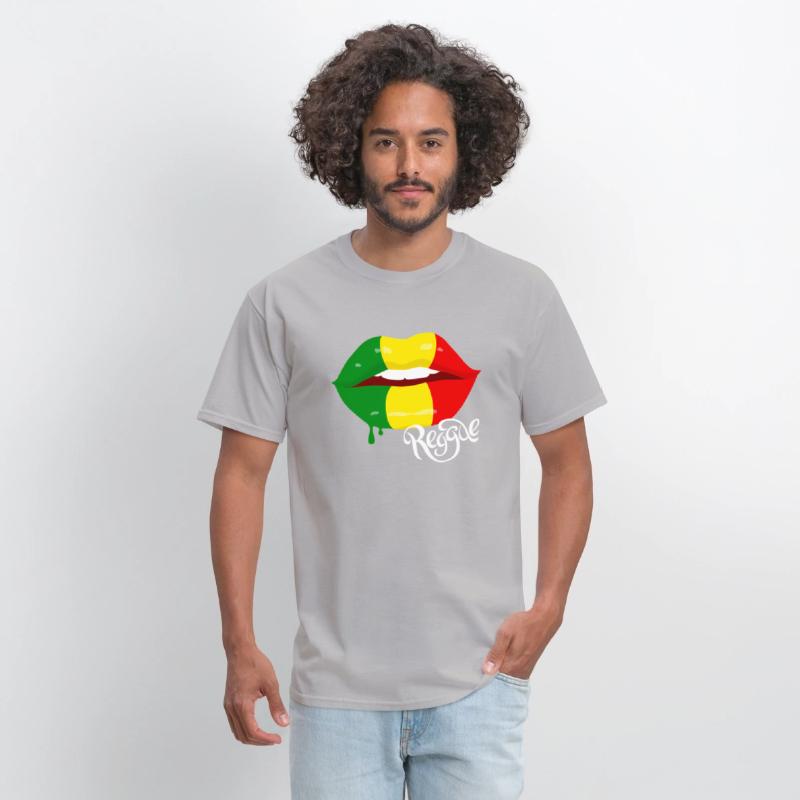 Reggae For Rastafarian Flag Lips Reggae