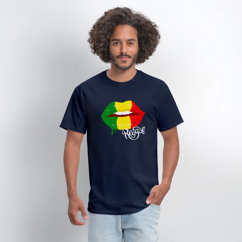 Reggae For Rastafarian Flag Lips Reggae