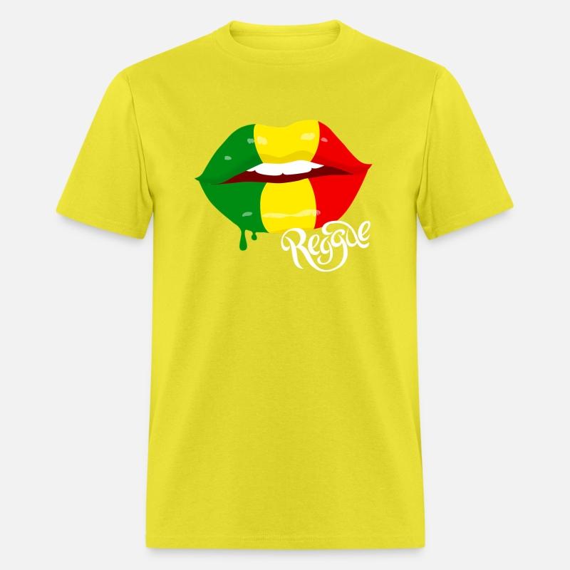 Reggae For Rastafarian Flag Lips Reggae