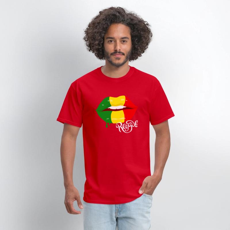Reggae For Rastafarian Flag Lips Reggae