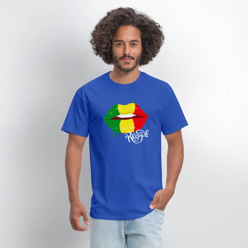 Reggae For Rastafarian Flag Lips Reggae
