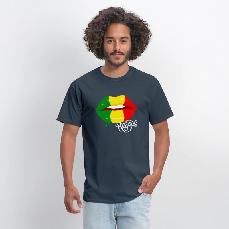 Reggae For Rastafarian Flag Lips Reggae