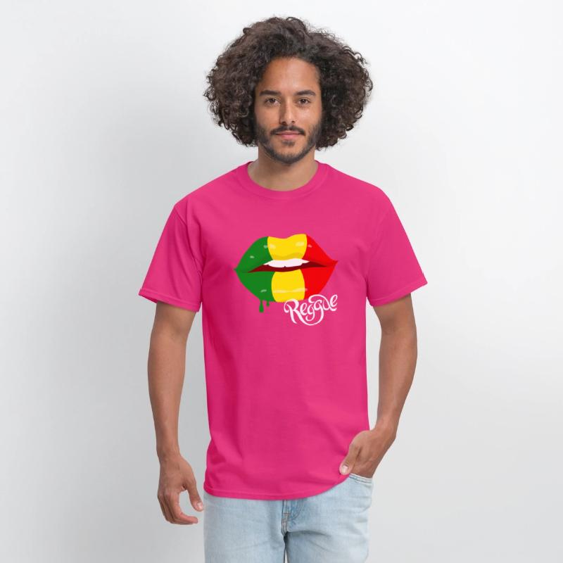 Reggae For Rastafarian Flag Lips Reggae