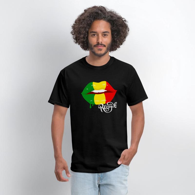 Reggae For Rastafarian Flag Lips Reggae
