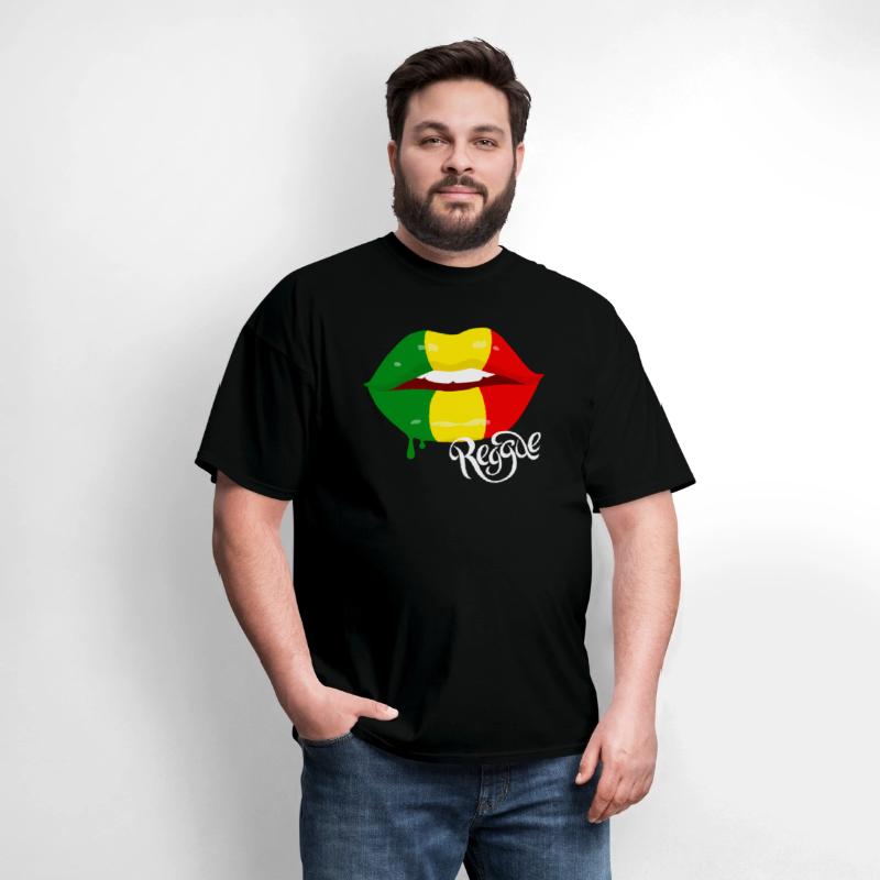 Reggae For Rastafarian Flag Lips Reggae