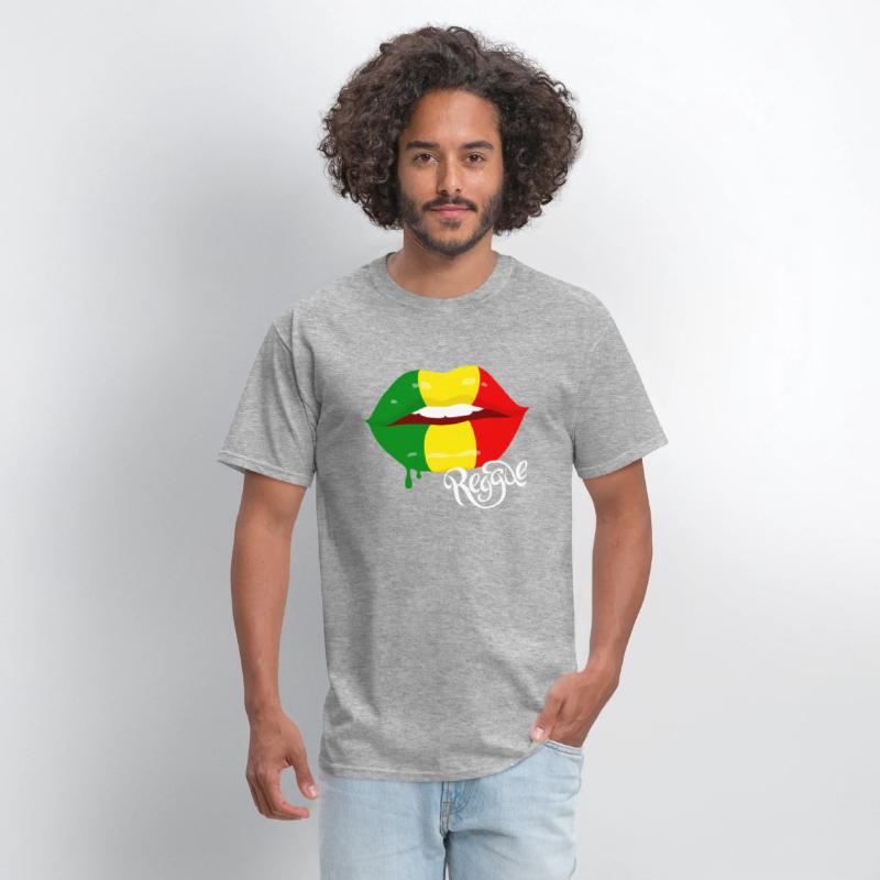 Reggae For Rastafarian Flag Lips Reggae